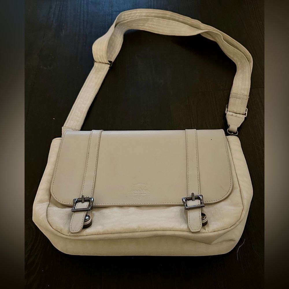 Stylish Cream Messenger Bag